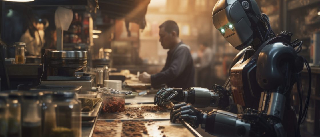 robot-performing-human-job